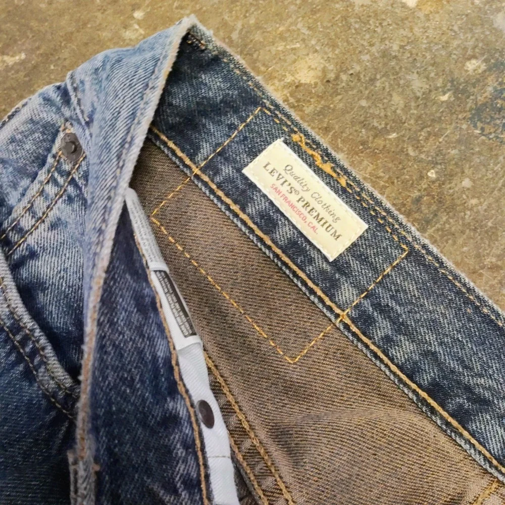 Levi's Premium 578 Baggy Jeans 29x30 Mens Wide Leg Loose Fit Skater Big E Denim